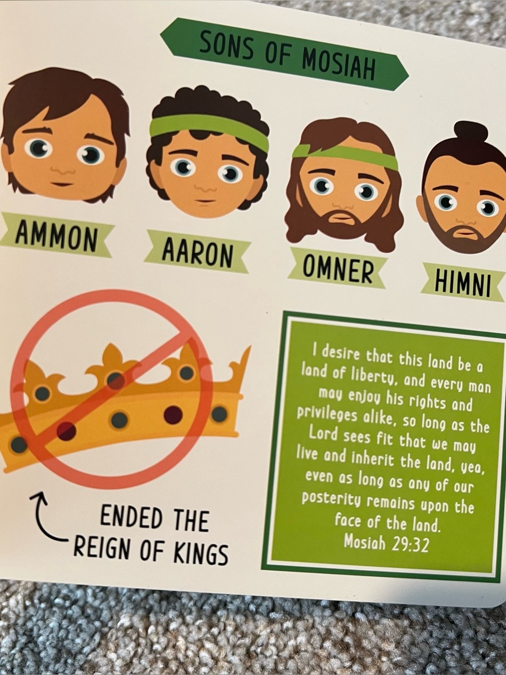 A Latter Day Kids Board Books The Holy Temple Book of Mormon ABC Mormon Characte - Picture 5 of 8